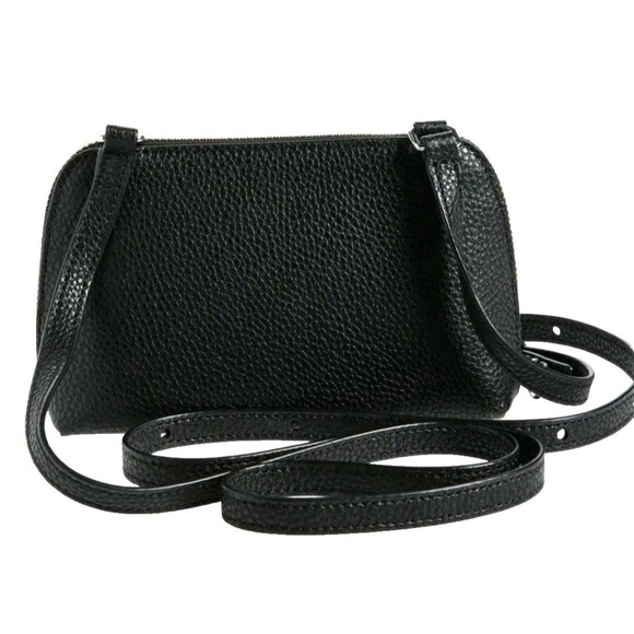 New Marc Jacobs Small Crossbody Pouch Pebble Leather Black - Picture 3 of 6